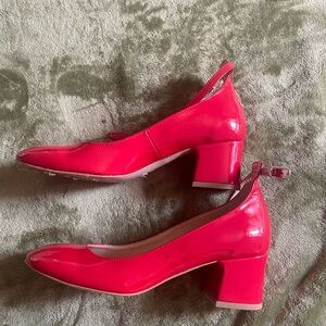 Bianca Di Vera Pelle red pumps